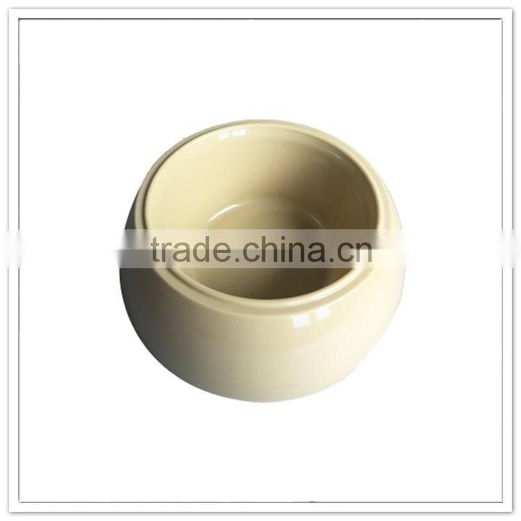 Quality guaranteed solid colour unbreakable melamine plastic pet bowl