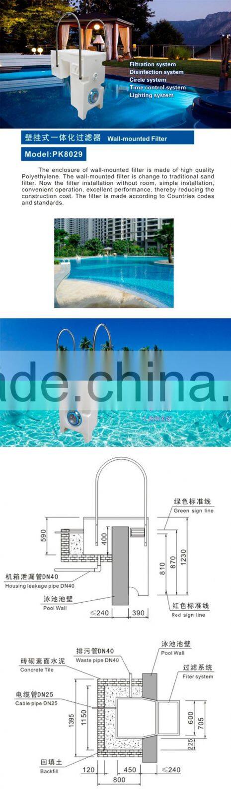 High Quality Polyethylene Sand Filter for Water Treatment PK8029