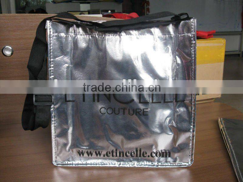 non woven metallic zip lock bag