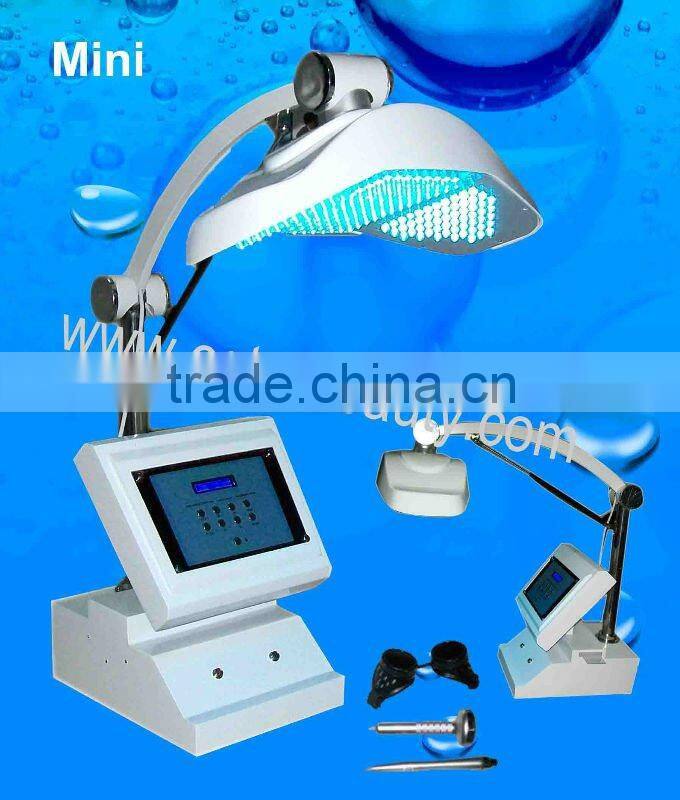 Home laser skin tightening color therapy / acne therapy device