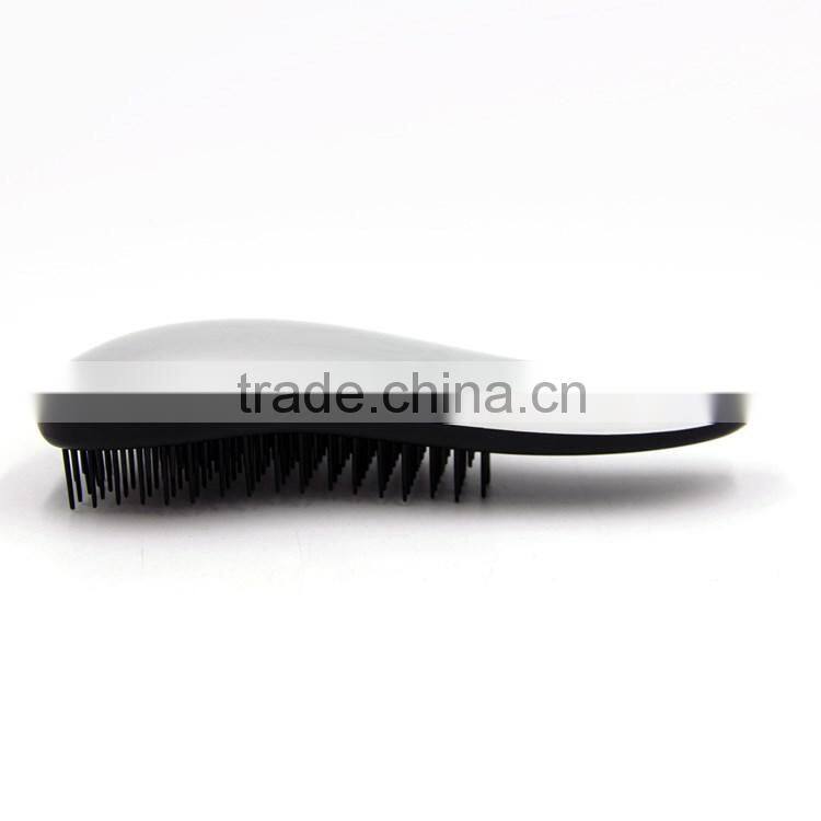 Salon use plastic material detangling hair brush detangler