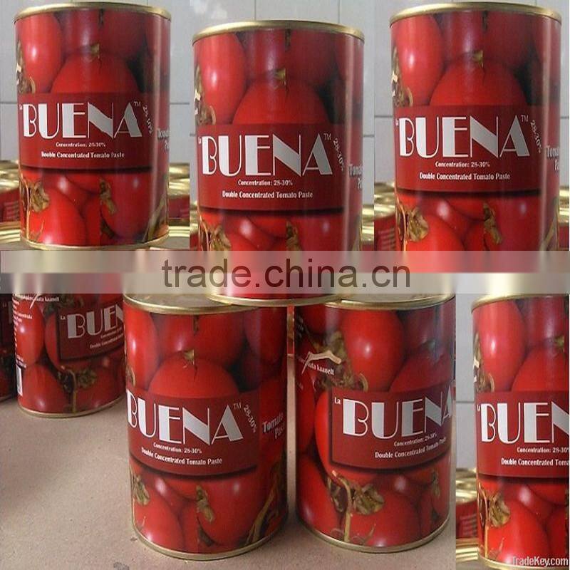canned tomato paste with good quality fresh tomato paste production line