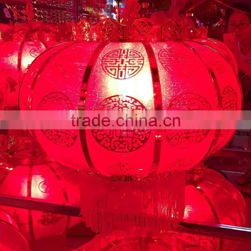 traditional chinese style plastic hanging lantern for decoration