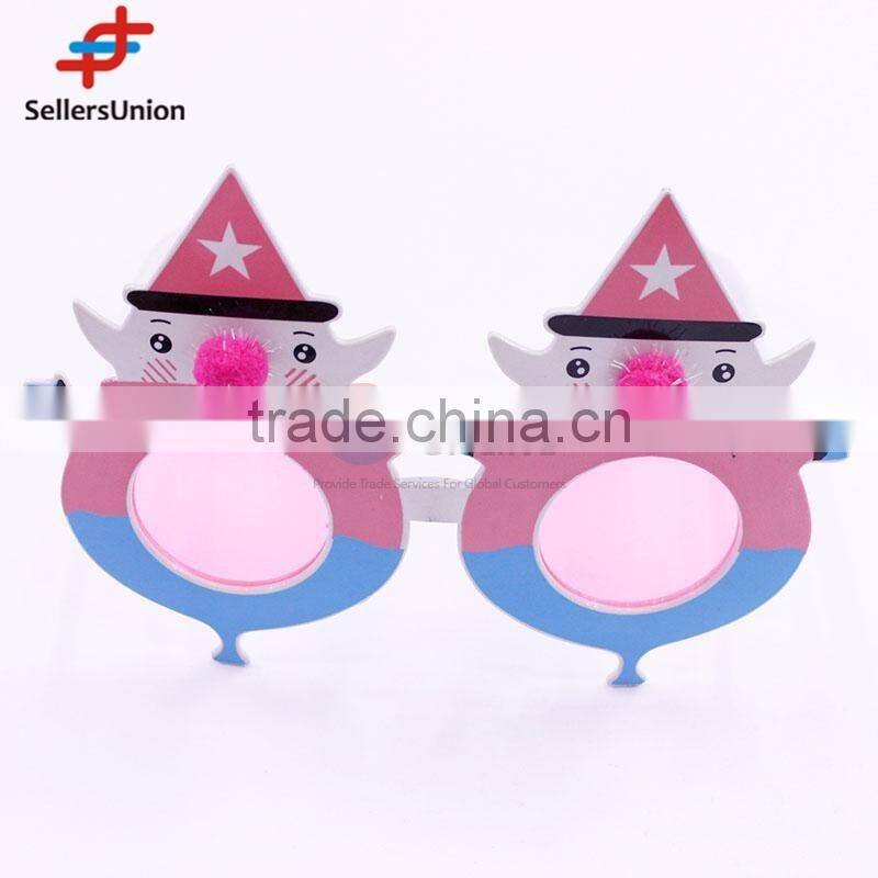 No.1 yiwu exporting commission agent wanted Winter Snowman Christmas Accessories Holiday Eyewear Sunglasses