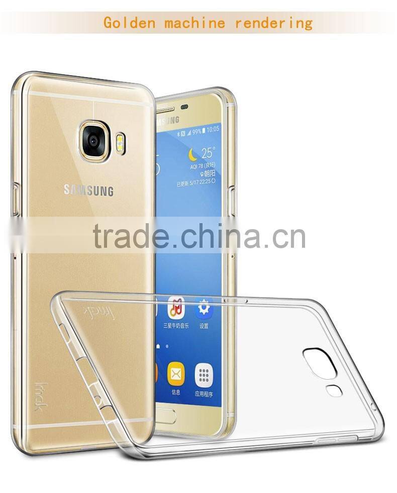2016 Newest Imak Quality Stealth Soft case for Samsung Galaxy C7 C7000, Quality TPU SOFT Case Flex Armor case