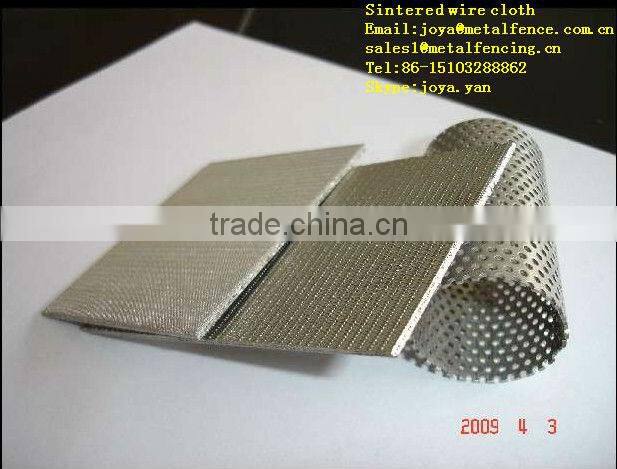 Factory supplying filtering accuracy 2-100 micron sintered wire mesh