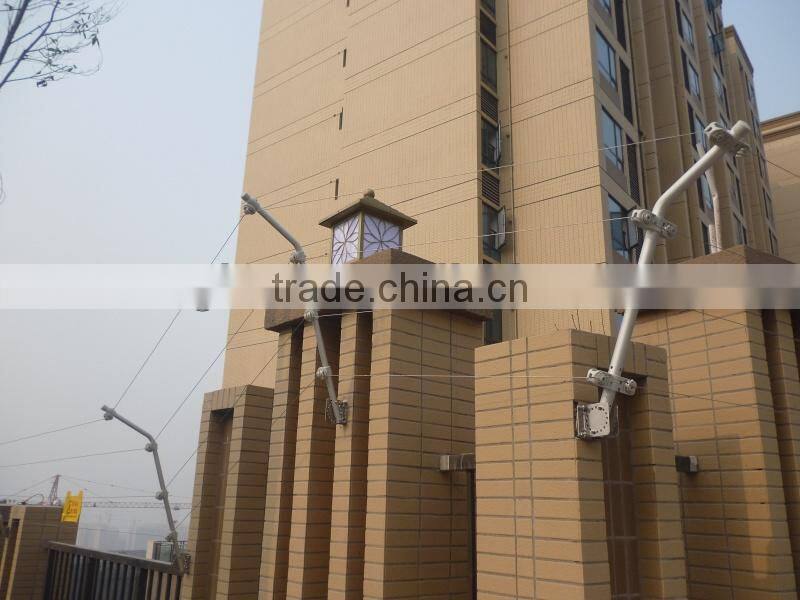 Aluminum electric fence middle post,in line pole