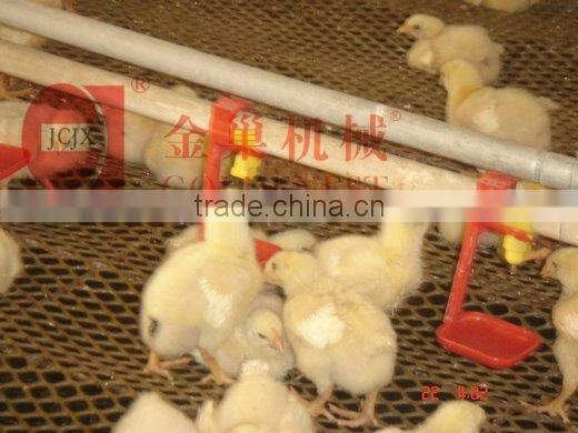 nipple drinking system for broiler or breeder poultry drinking equipment