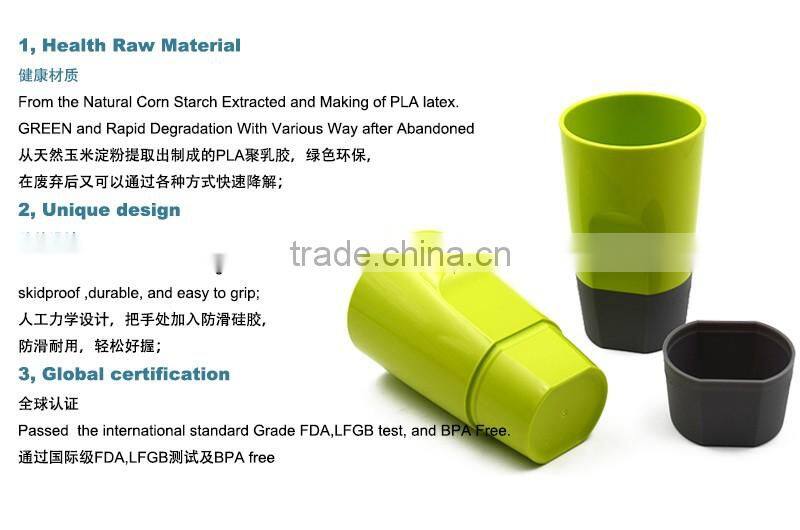 elegant nice safe material corn powder cup