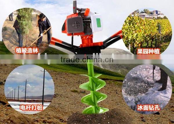 top selling Gardon Tools Earth Auger/Tree Hole Digging Machine/Ground Screw Drill(0086 15639144594)