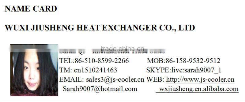 Customized water heat exchanger,water radiator,air/oil radiator