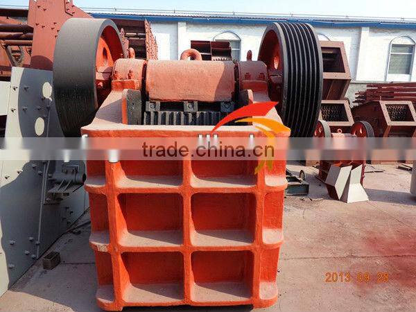 Crushing plant for silica sand,jaw crusher