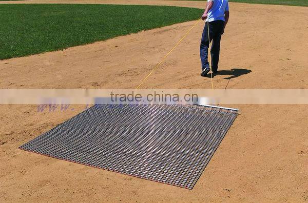 stainless steel drag mat/6` x 4` drag mat to be used in synthetic football turf