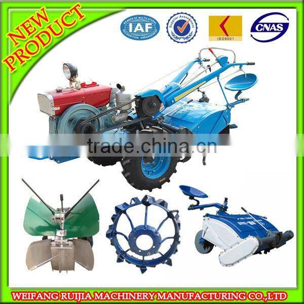 Made in china DongFeng diesel engine field work walking tractor ,tiller with seat