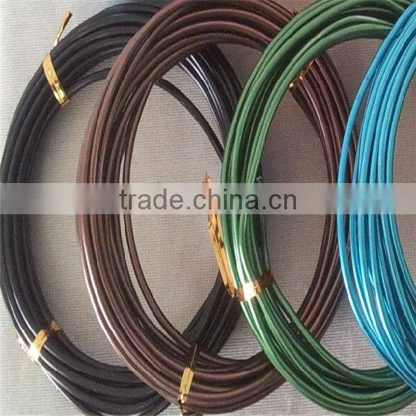 colored anodized aluminum wire/fil aluminium