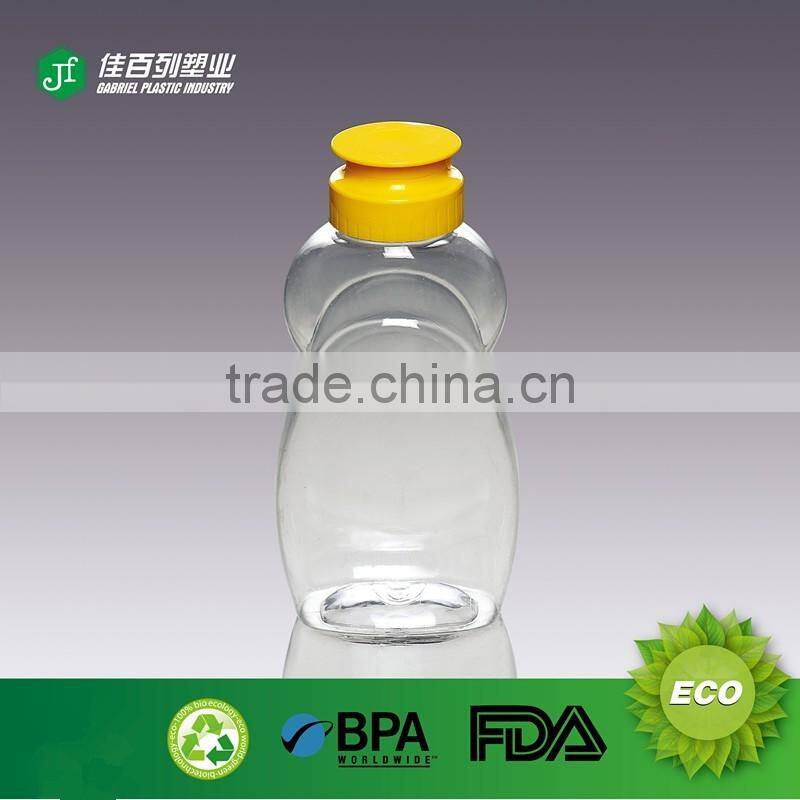Up side down Large Sauce Squeezable Silicone Caps Bottle honey jars