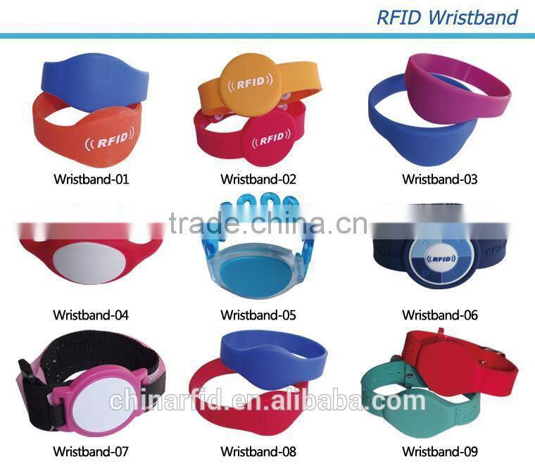 Colorful Design RFId Power Bracelet HF NFC RFID Bracelet for Musical Events