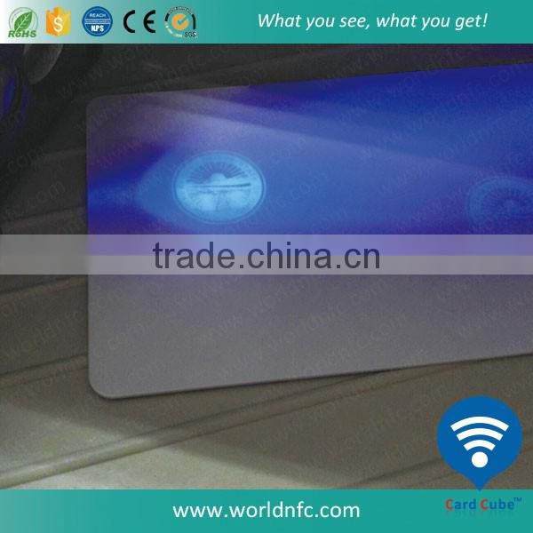 Custom Design Invisible UV Printing PVC Plastic Card For High Security Anti Fake