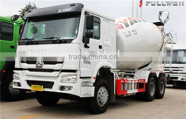 CNHTC HOWO 12m3 concrete pump mixer truck / truck mounted concrete mixer