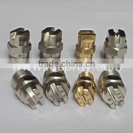 0 degree to 120 degree one-piece construction right standard flat fan spray nozzle