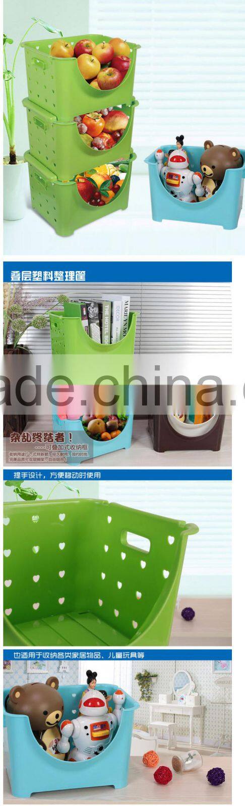 hollow heart shaped pile-up kitchen storage case-coffee