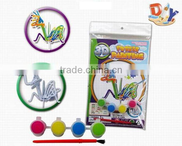 DIY Coloring 3D Puzzle Butterfly Shape