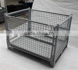 roll container in cargo/wire dump bin