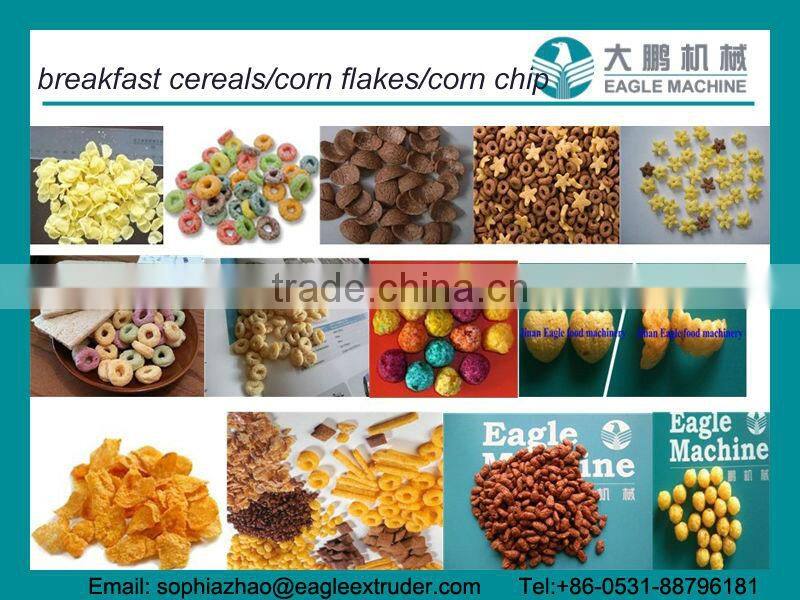 Jinan Eagle Kellogs breakfast cereals Corn flakes extruder production line