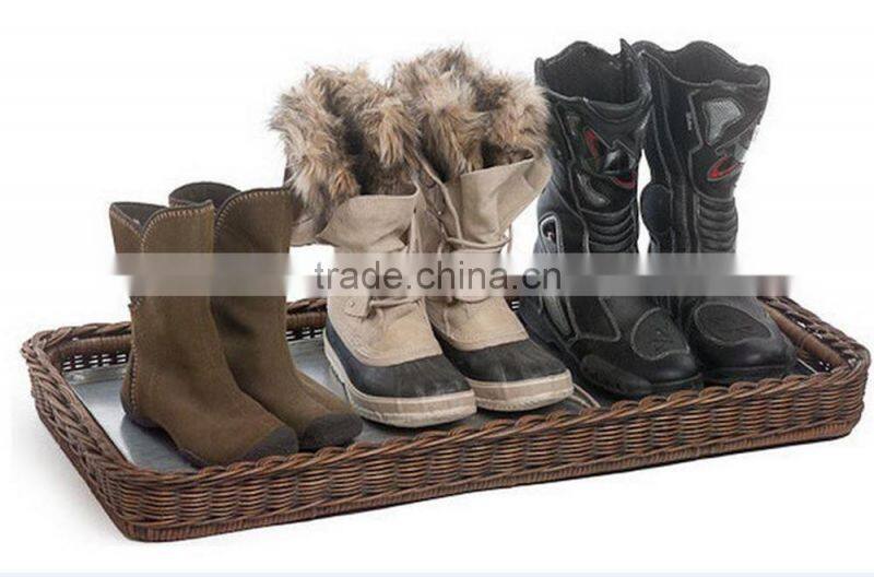 Beautiful hotel product with hotel shoes storage basket