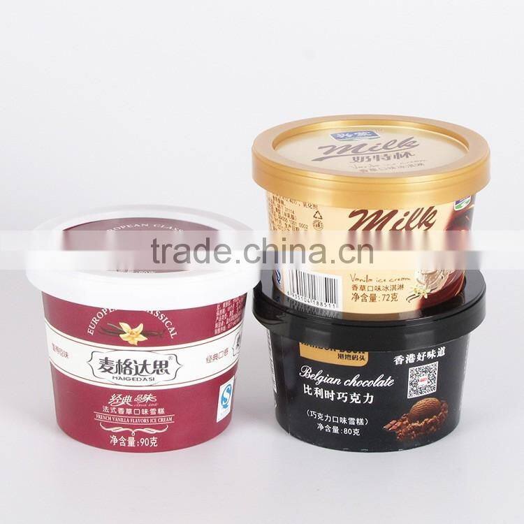 Wholesale disposable hot soup paper bowl with plastic lid