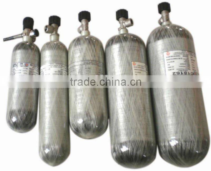 2L,3L,6.8L,9L carbon scuba cylinder