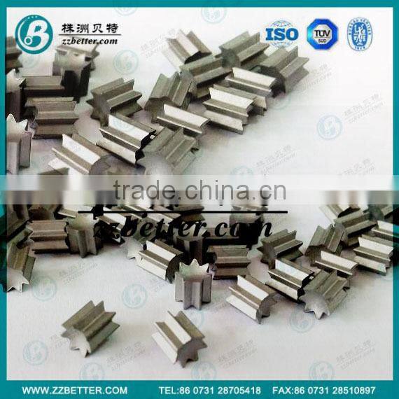 cemented carbide cutter tips with sharp edge tungsten carbide cutter tips for welding rods