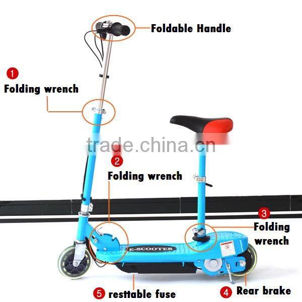 Fashionable 120W Foldable Electric Scooters SX-E1013-100 for kids