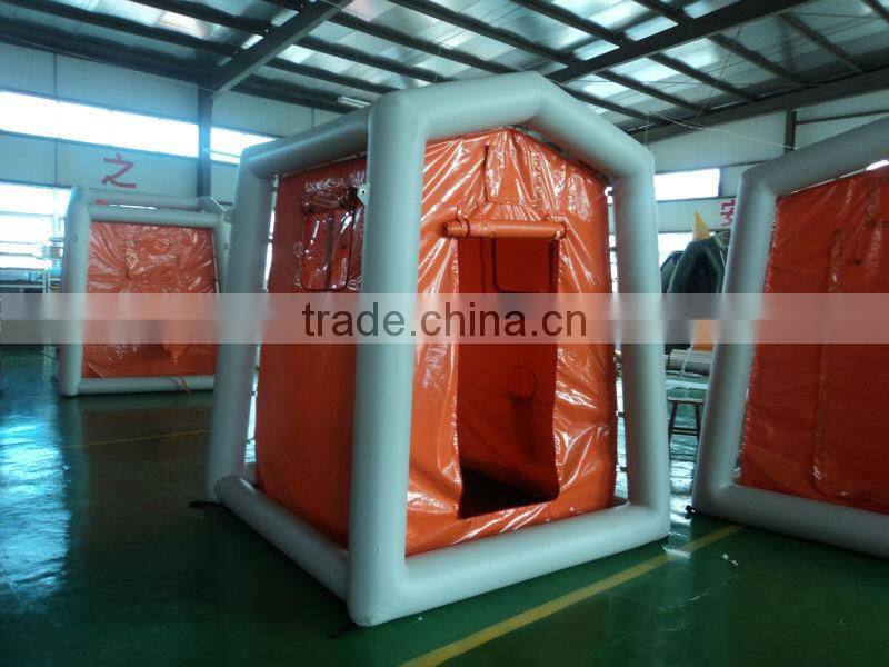 2015 hot Korea pvc CE decontamination inflatable tent for sale