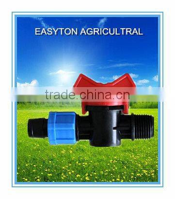 Off take Tape Valve with T Grommet ;irrigation drip tape fitting