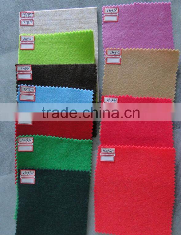 Needle punched Non-woven for purple colour