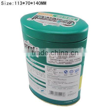 oval tin coffee boxes