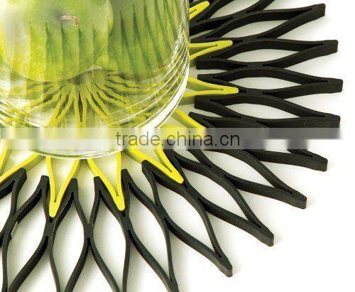 silicone trivet heat resistant hot pad collapsible placemat OEM ODM factory