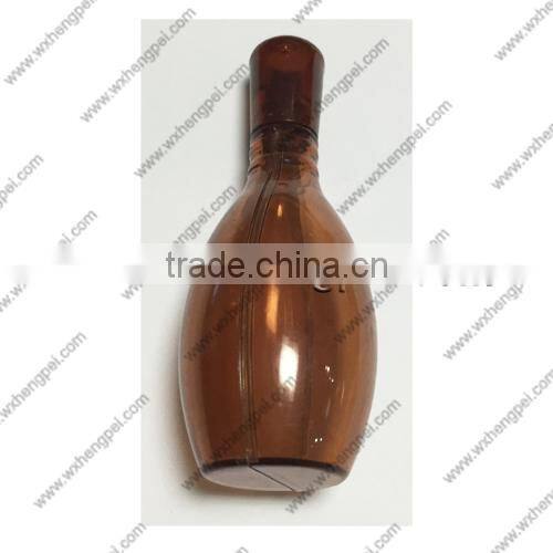 Cleverish portable cute brown plastic storage jewelry wedding bottle kit
