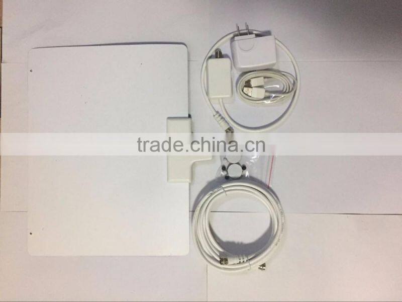 Latest Digital Indoor Tv Antenna Flat Digital HD TV Atenna UIitra-thin 50 Miles Range HD High Gain Flat Antenna Amplified