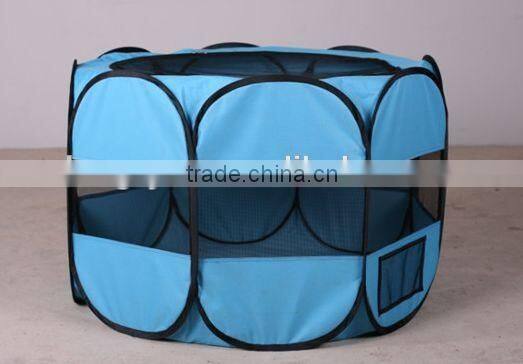 Folding Octagonal Foldable pet house Pop up pet bed tents Pet Playpen cage