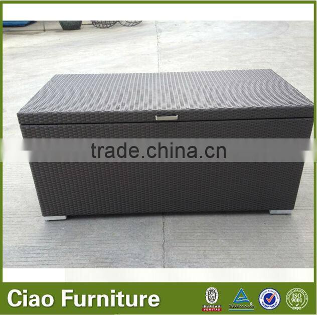 black color garden storage box