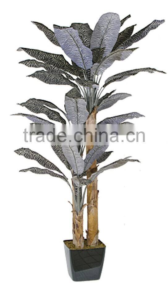 artificial bonsai tree artificial leopard print banana plantain fake trees
