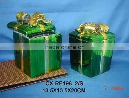 christmas ceramic music box -Ceramic Christmas Gift (hot sell)