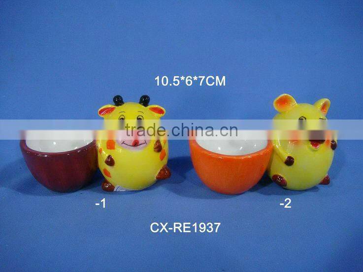 ceramic egg cup-Childen's dinnerset dinnerware for kids fancy dinnerset for kids-egg holder-egg stand