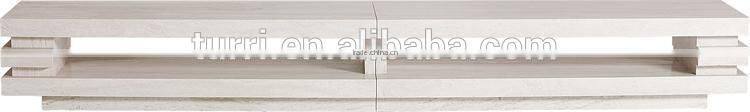 Modern Luxury White Natural Travertine Tea Table For Home Center