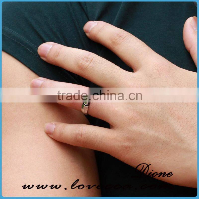 Factory new design cheap wholesale men 316l surgical stainless steel ring