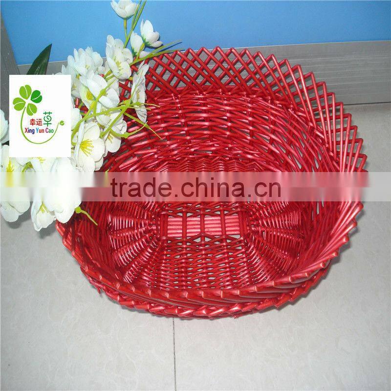 oval wicker storage fruit basket fruit basket