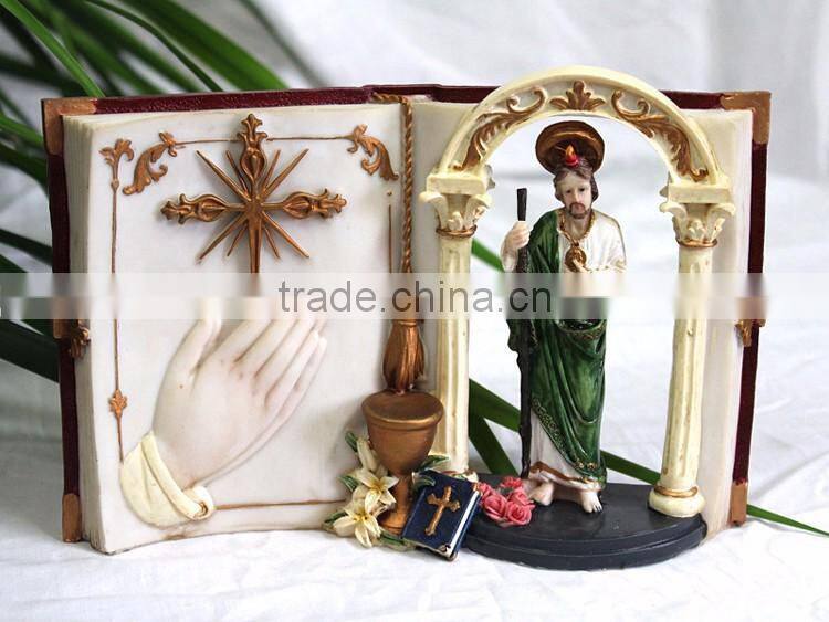 Custom religious figure holy family statue religious supplies