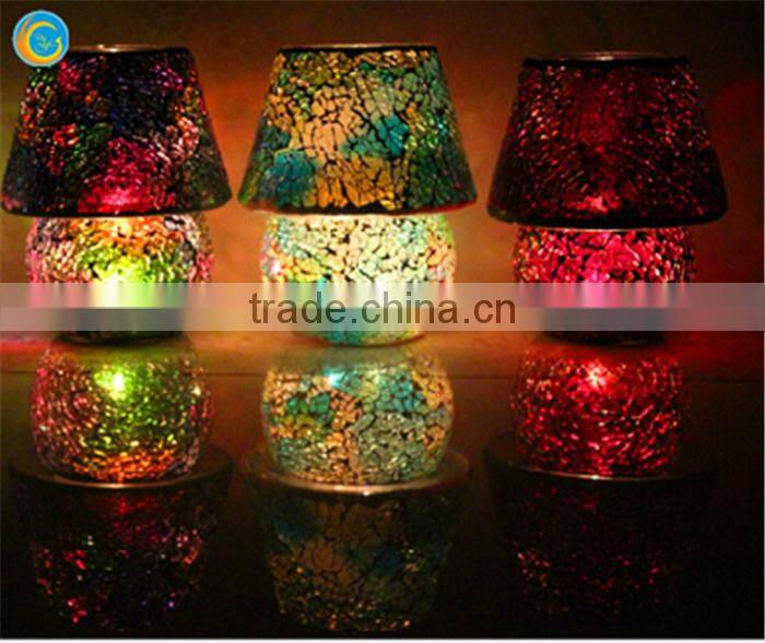 wooden tealight candle holders glass lamp